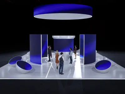 exhibition Low-poly 3D model purchase