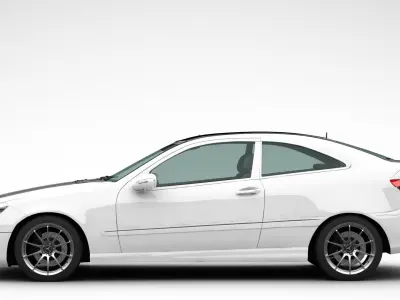 Mercedes Benz CLC Coupe W204 3D model