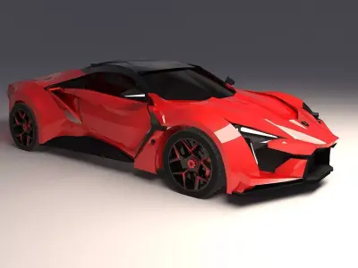 W Motors Fenyr Hyper Car 3D print model