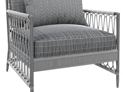 Salt Creek Lounge Chair Serena Lily 3D model Low-poly 3D model