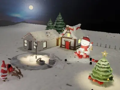 Christmas day Free 3D model