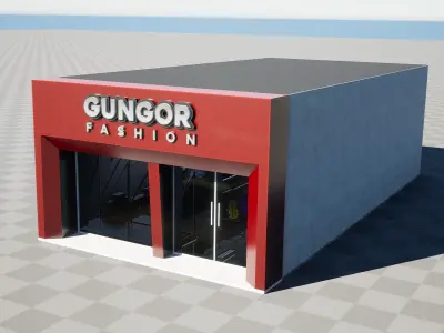 Gungor Fashion - Unreal Engine Project Low-poly 3D model