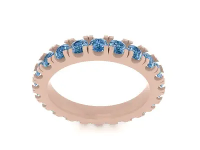 Eternity  halo ring   433 3D print model