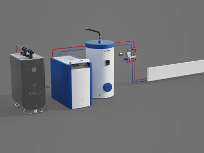 Dosch 3D - Heating Systems 3D model