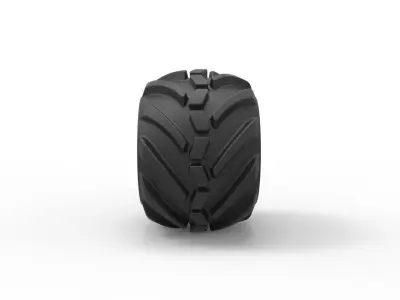 Offroad wheel 16 3D print model