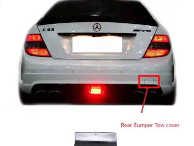 Mercedes W204 C-Class AMG Rear Bumper 3D print model