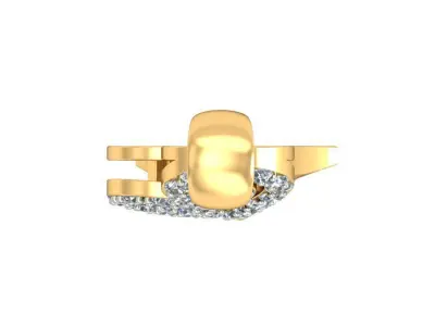 Pendant 3dm stl FBX OBJ Render Detail diamond gold 3D print model