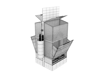 Bread dispenser module 3D model