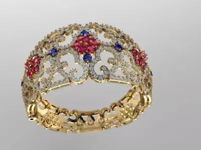 Large bangle 3D print model