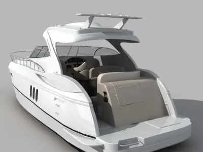 Yacht 01 3D model