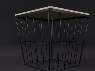 Low furniture 3D model