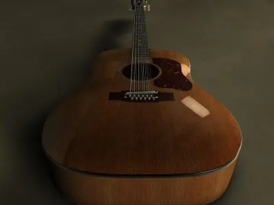 Washburn heritage 12 string Guitar 3D model