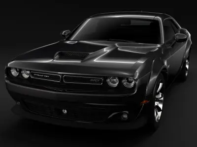 Dodge Challenger SRT Widebody 2017 3D model