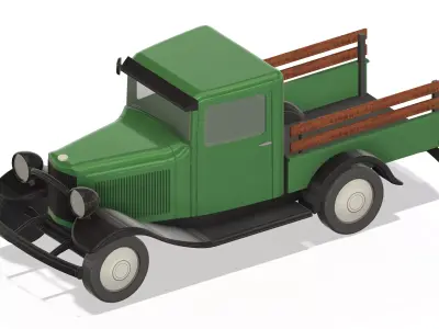 Farm Truck STL for resin 3d-printing 3D print model