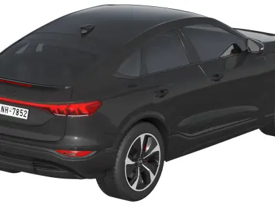 Audi Q6 Sportback e-tron 2025 3D model