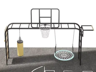 Childrens playground 3D model