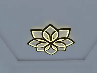 ceiling light Low-poly 3D model get