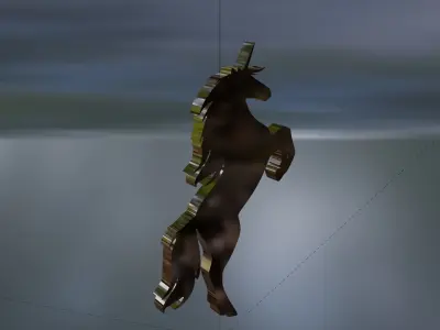 Horse Logo Free 3D print model