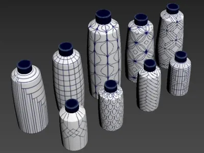 Straight Sided Ginger Jars by Rhian Malin Ceramics 3D model