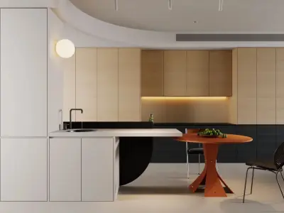 Modern  rendering Low-poly 3D model Low-poly 3D model