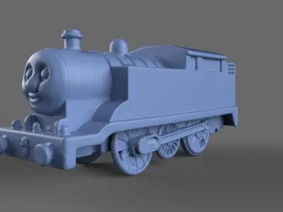 3D Thomas the Tank Engine Toy 3D model