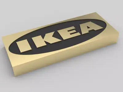 IKEA Logo Free 3D model