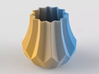 Flower Vase 3D print model get