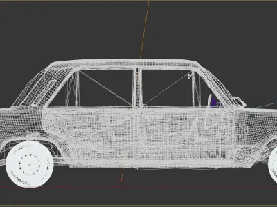 Fiat 126p  3D model