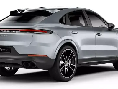 Porsche Cayenne Coupe 2024 3D model