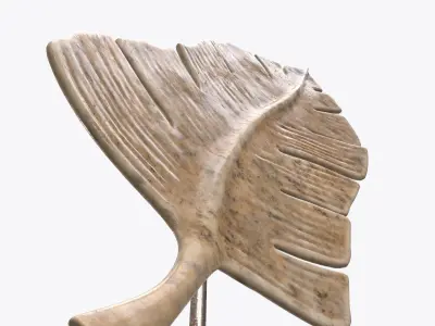 Leaf sculpture 02 3D model
