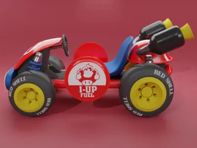 2025 Switch 2 Mario Kart World 3D model