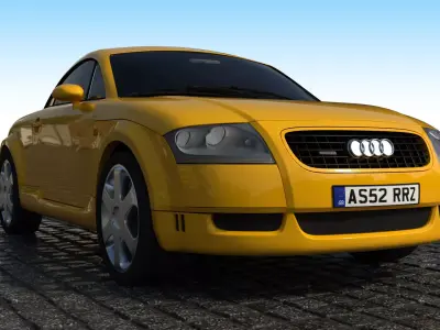 Audi TT quattro Sport 3D model 3D model