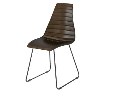 Dining furnitures set 07 3D model