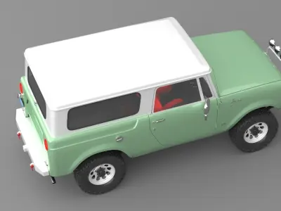 1967 International Harvester Scout 800 Custom 3D model