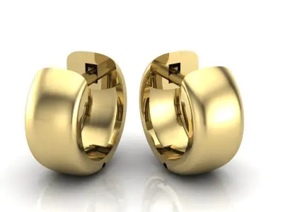 Earrings 3D print model 6