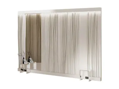 Serenity Headboard 3D model