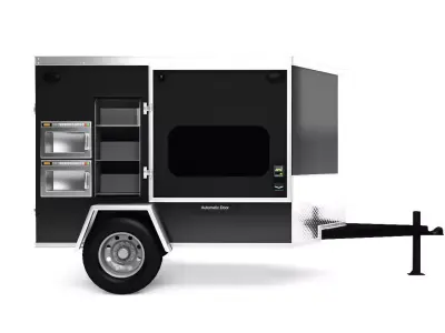 Vending Food Trailer  3D model