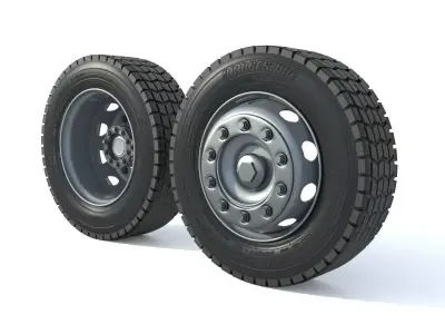 Truck Tire wheel 3D model