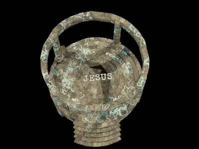 autel old rusty fountain Free 3D model