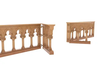 Altar railing 3D model