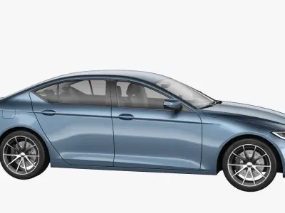 Generic Electric Car 3D model