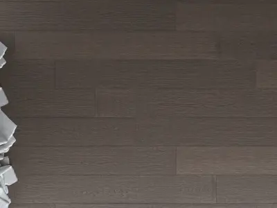 Wood Floor Oak Black Firestop 3D model