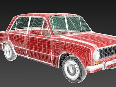 Murat 124 - Fiat 124 3D model