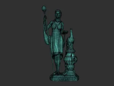 Hera Goddess statue for 3d print 3D print model