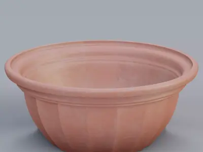 Garden urn planter 56 3D model