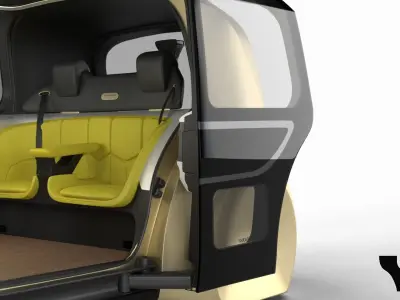 Volkswagen Sedric HQ interior  3D model