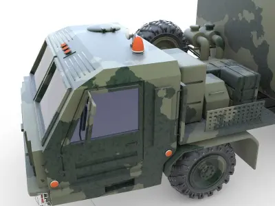 Support bus 3D model