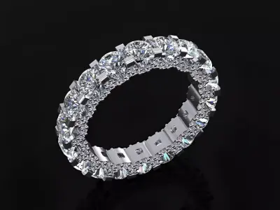 Eternity Ring 3D print model shop