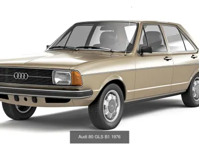 Set of retro cars 1 3D Model Pack