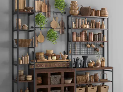 kitchen accessories015 3D model